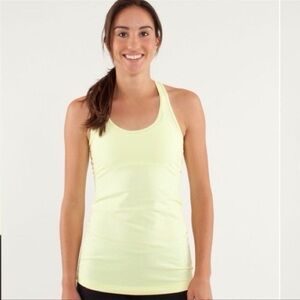 Lululemon Athletica Light Yellow Tank Top
